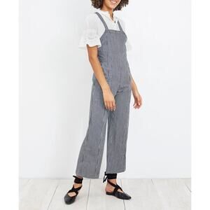 Apiece Apart Women's Railroad Striped Carmen Denim Overall Jumpsuit Size 2 rare